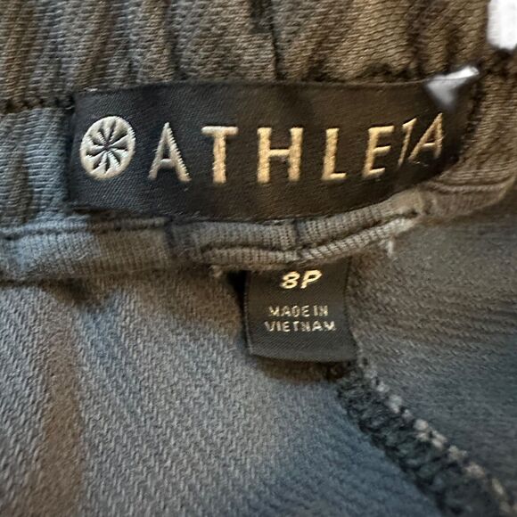 Athleta Dark Grey Drawstring Joggers with Zippered Pockets Size 8P - Picture 6 of 7